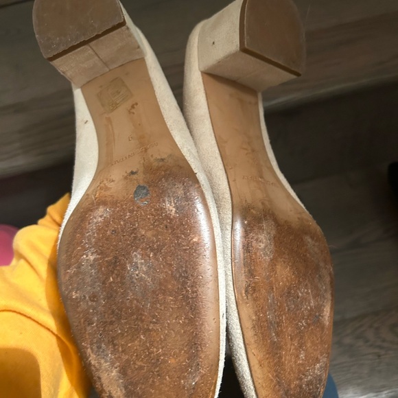 Everlane the day heel mule natural suede sz 9 - Picture 7 of 8